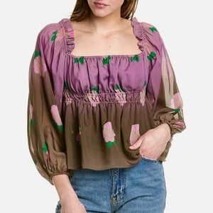 Cynthia Rowley Silk Top